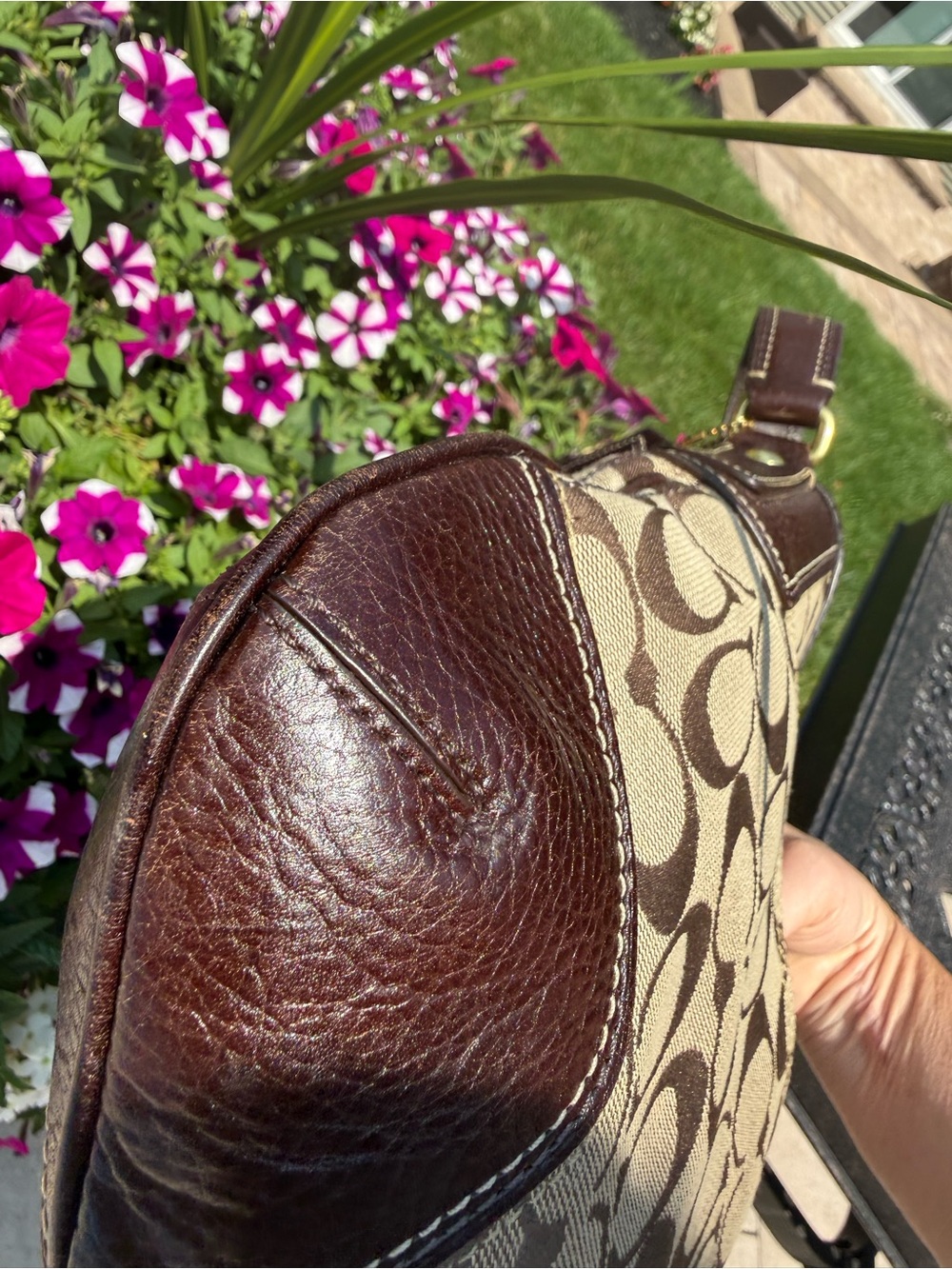 Coach hamptons hobo Signature Shoulder Bag - Picture 8 of 8